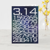 Alles Gute zum Pi Day! Karte (Gelbe Blume)