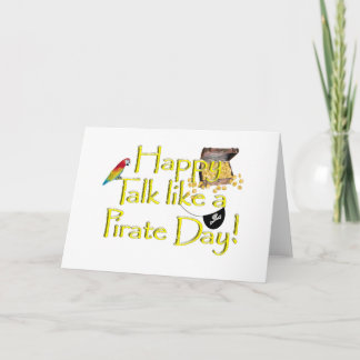 Alles Gute zum Piratentag! Karte