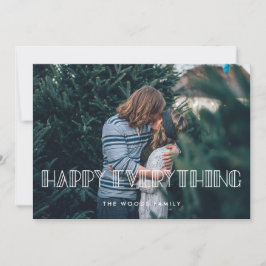 Alles Gute zum Retro Art Deco Foto Feiertagskarte