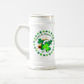 Alles Gute zum St. Patrick's Day! Bierglas (Links)