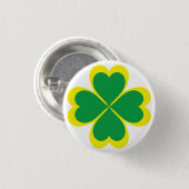 Alles Gute zum St. Patrick's Day! Button (Vorne & Hinten)