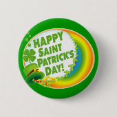 Alles Gute zum St. Patrick's Day! Button (Vorderseite)