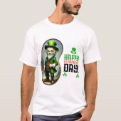 Alles Gute zum St.Patrick's Day! - Clovers and Cel T-Shirt (Vorderseite)
