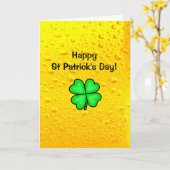 Alles Gute zum St. Patrick's Day, fertig zum Stumb Karte (Gelbe Blume)