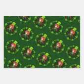 Alles Gute zum St. Patrick's Day. Geschenkpapier Set (Vorderseite 2)