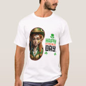 Alles Gute zum St.Patrick's Day! - irischer Stil T-Shirt (Vorderseite)