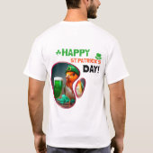 Alles Gute zum St.Patrick's Day! - irisches Glück T-Shirt (Rückseite)