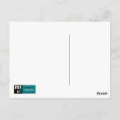 Alles Gute zum St. Patrick's Day. Irish Girl mit H Postkarte (Rückseite)