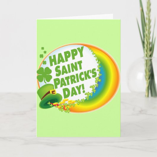 Alles Gute zum St. Patrick's Day! Karte (Vorderseite)