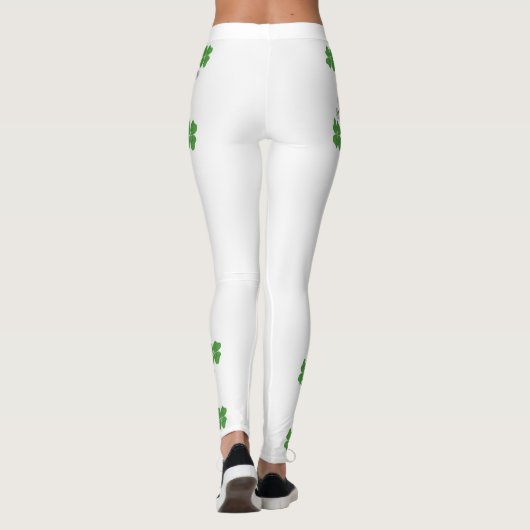 Alles Gute zum St. Patrick's Day ! Klee mit Calla Leggings (Rückseite)