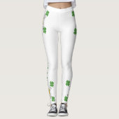 Alles Gute zum St. Patrick's Day ! Klee mit Calla Leggings (Vorderseite)