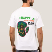 Alles Gute zum St.Patrick's Day! - Leprechaun-Scav T-Shirt (Rückseite)
