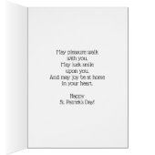 Alles Gute zum St. Patrick's Day. Little Irish Gir (Innen (Rechts))