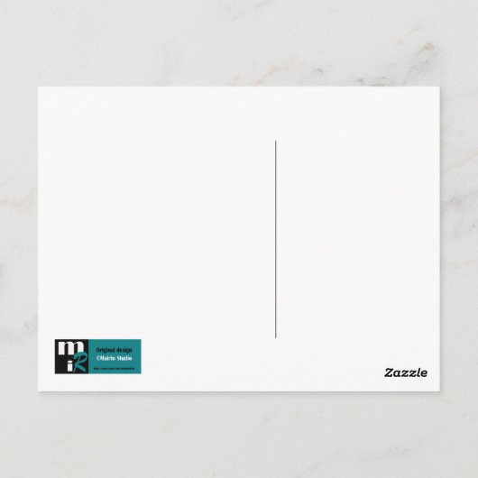 Alles Gute zum St. Patrick's Day. Little Irish Pri Postkarte (Rückseite)