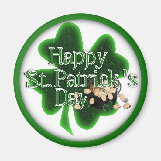 Alles Gute zum St.Patrick's Day! Magnet (Vorne)