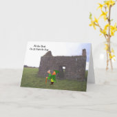 Alles Gute zum St Patricks Tag Karte (Gelbe Blume)