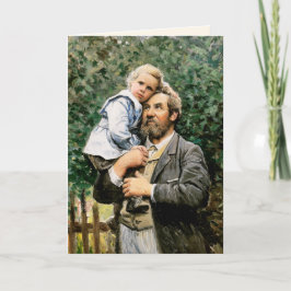 Alles Gute zum Tag des Vaters. Fine Art Karte