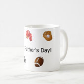 Alles Gute zum Tag des Vaters! Kaffeetasse (VorderseiteRechts)