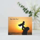 Alles Gute zum Tag des Vaters! - Postkarte (Stehend Vorderseite)