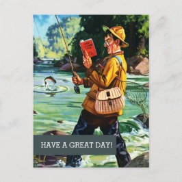 Alles Gute zum Tag des Vaters. Vintage Kunst Postkarte