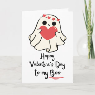 Alles Gute zum Valentinstag an meinen Boo – Faltsc Karte