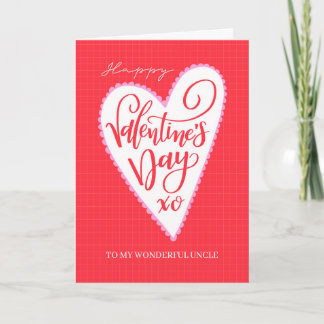 Alles Gute zum Valentinstag an meinen Onkel mit gr Karte