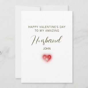 Alles Gute zum Valentinstag an meinen unglaubliche Feiertagskarte