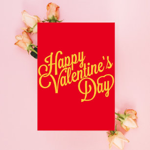 Alles Gute zum Valentinstag Dankeskarte