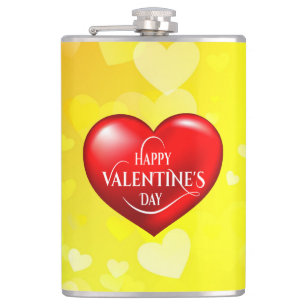 Alles Gute zum Valentinstag! Flachmann
