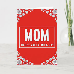 Alles Gute zum Valentinstag Mama Karte