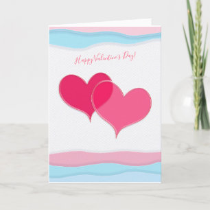 Alles Gute zum Valentinstag Schöne elegante Grußka Feiertagskarte