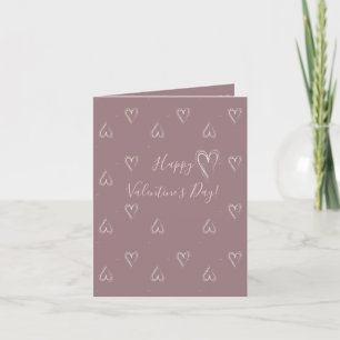 Alles Gute zum Valentinstag Schöne elegante Grußka Feiertagskarte