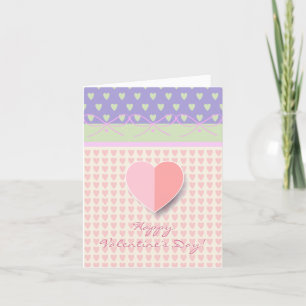 Alles Gute zum Valentinstag Schöne elegante Grußka Feiertagskarte