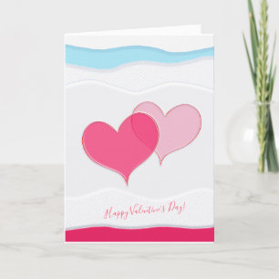Alles Gute zum Valentinstag Schöne elegante Grußka Feiertagskarte