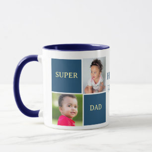 Alles Gute zum Vatertag Benutzerdefiniertes Foto Tasse