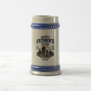 Alles Gute zum Vatertag - Bester Vater überhaupt Bierglas