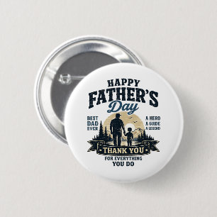 Alles Gute zum Vatertag - Bester Vater überhaupt Button