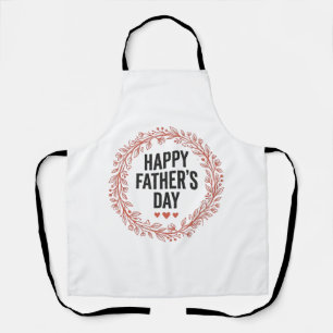 Alles Gute zum Vatertag Blatt Kranz Vintage-Shirt- Schürze