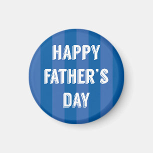Alles Gute zum Vatertag Blaue Streifen - Vatertag Magnet