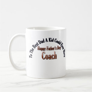 Alles Gute zum Vatertag Coach Kaffeetasse