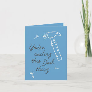 Alles Gute zum Vatertag, Dad Hammer Nägel Karte