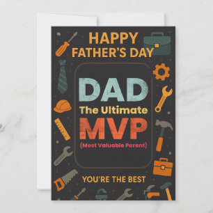 Alles Gute zum Vatertag Dad Ultimate MVP Einladung