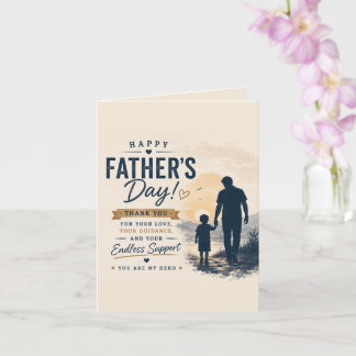 Alles Gute zum Vatertag – Danke, Papa Karte