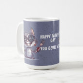 Alles Gute zum Vatertag Du Teufel Du Kaffeetasse (Vorderseite Links)