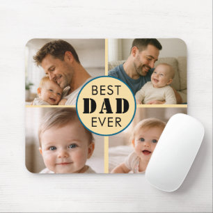 Alles Gute zum Vatertag Foto Benutzerdefinierter Mousepad