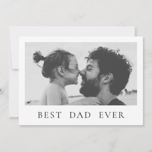 Alles Gute zum Vatertag Foto minimalistischer best Karte