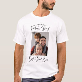 Alles Gute zum Vatertag Foto-Shirt  T-Shirt