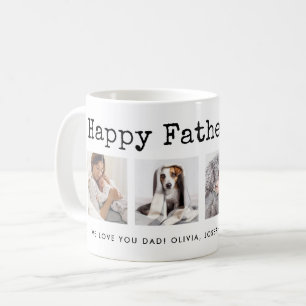 Alles Gute zum Vatertag Fotogitter in Schreibmas Kaffeetasse