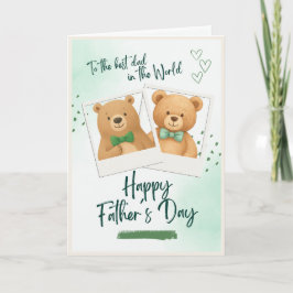 Alles Gute zum Vatertag für den besten Vater der W Karte