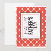 Alles Gute zum Vatertag Grußkarte Feiertagskarte (Vorne/Hinten)
